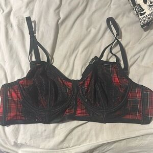 NWT torrid longline bra plaid size 2